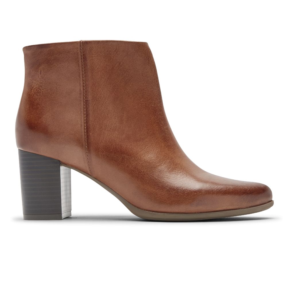 Rockport Canada Camdyn - Womens Booties Brown (CPN913620)